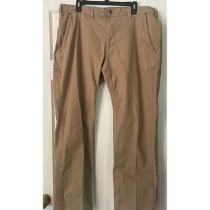 Eddie Bauer Men's Canvas Stretch Utility Pants Tan 38Wx32L classic‎ fit